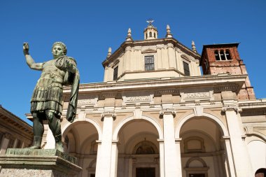 Basilica of Saint Lawrence (San Lorenzo Maggiore) in Milan clipart