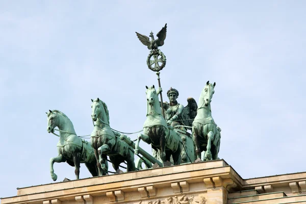 Brandenburger tor kwadrygi — Zdjęcie stockowe