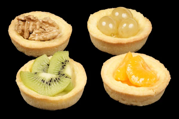 小型フルーツのタルト — ストック写真