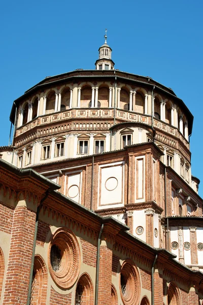 Санта-Марія делле Грацие церкви в Мілані — стокове фото