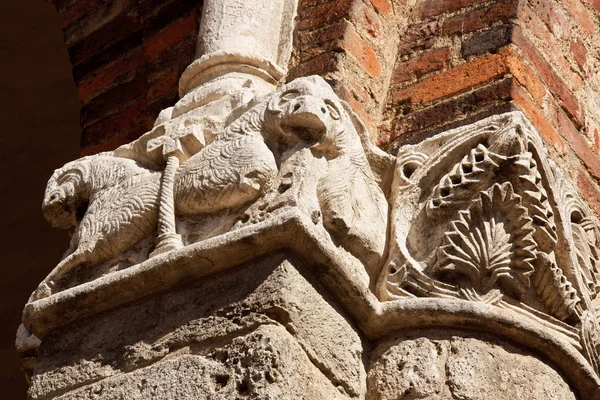 Kościół saint ambrose (sant'ambrogio), Mediolan — Zdjęcie stockowe