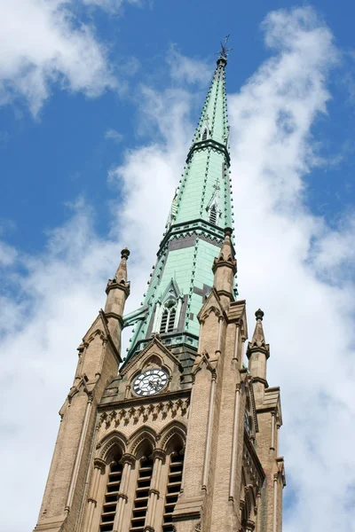 Дзвіниці собору церква Saint-James — стокове фото