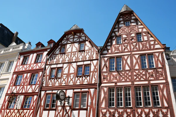 Half-timbered houses in Trier — Stock Photo, Image