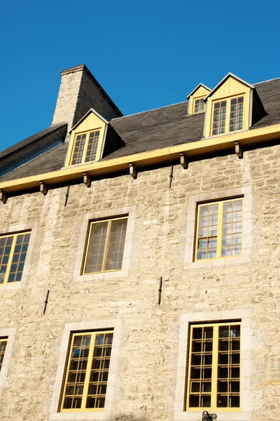 Old stone house in Quebec City — Stock Photo, Image