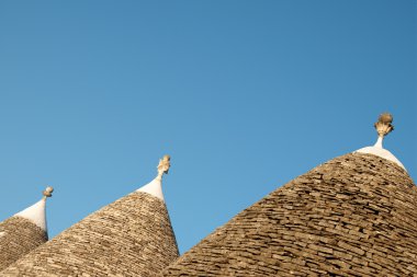 Alberobello, trulli çatılar