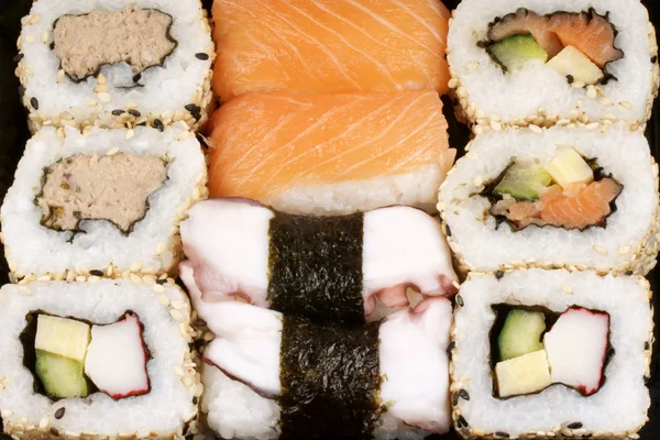 Sushi achtergrond — Stockfoto
