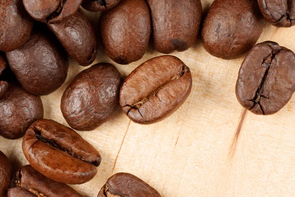 Granos de café primer plano —  Fotos de Stock