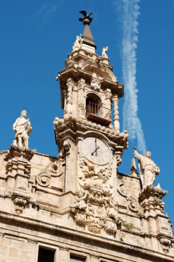 Santos Juanes church in Valencia clipart