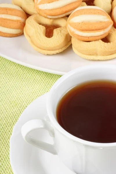 Té y galletas —  Fotos de Stock