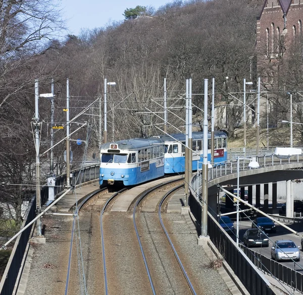 stock image Ecological transportation a tram in Gothenburg