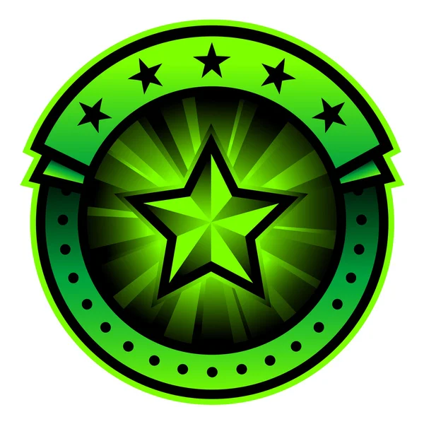 Étiquette étoile — Image vectorielle
