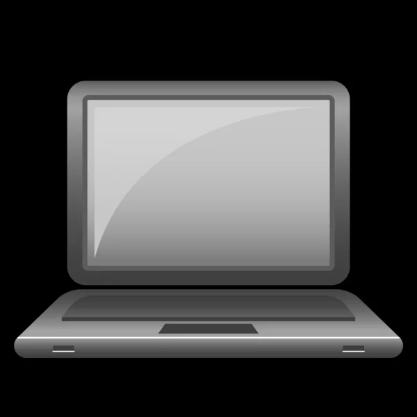 Přenosný počítač ikona — Stockový vektor