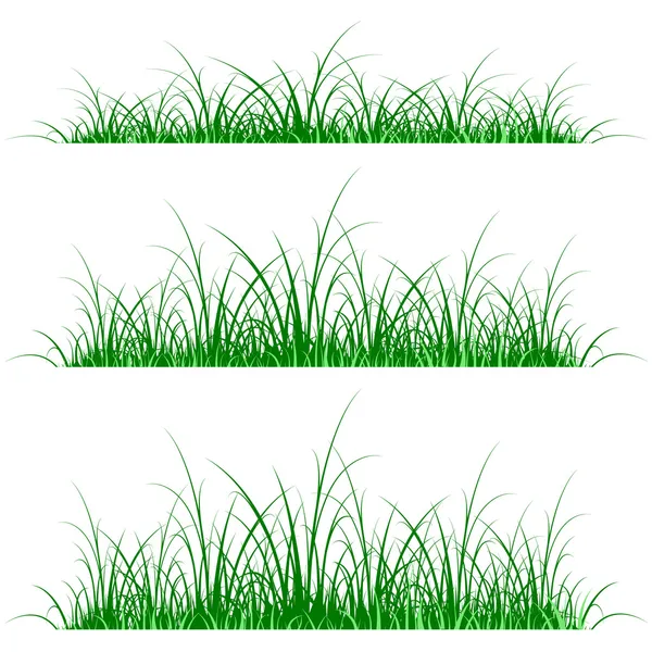 草的轮廓 — 图库矢量图片