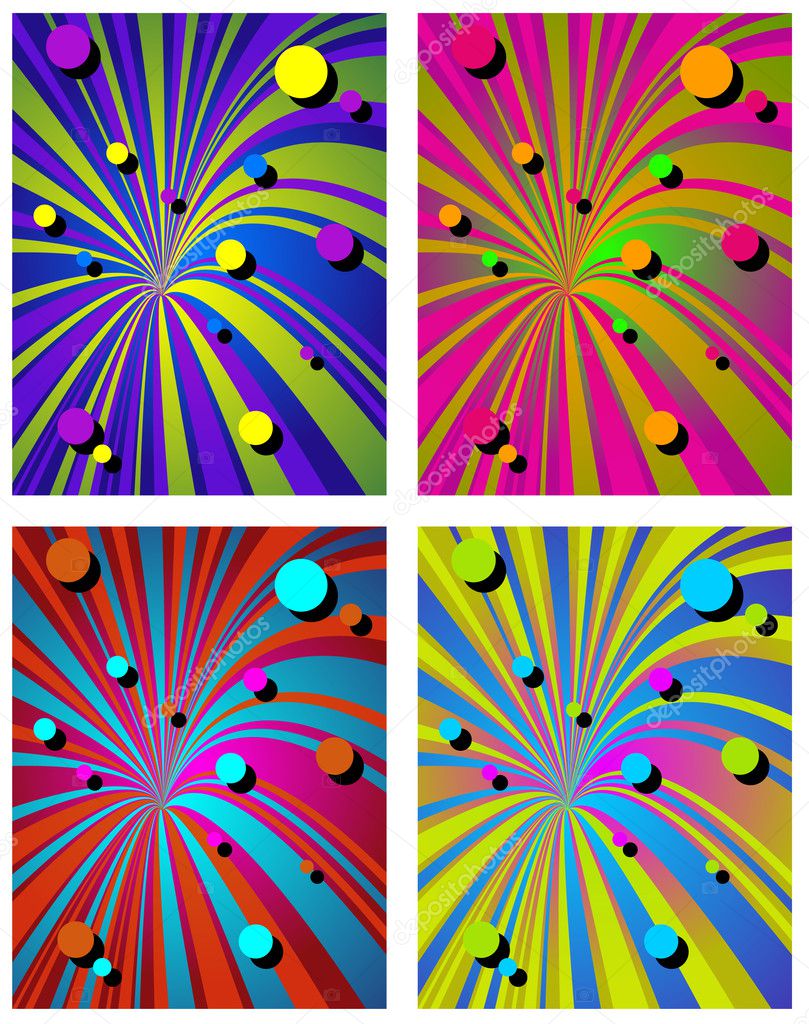 Psychedelic abstract design