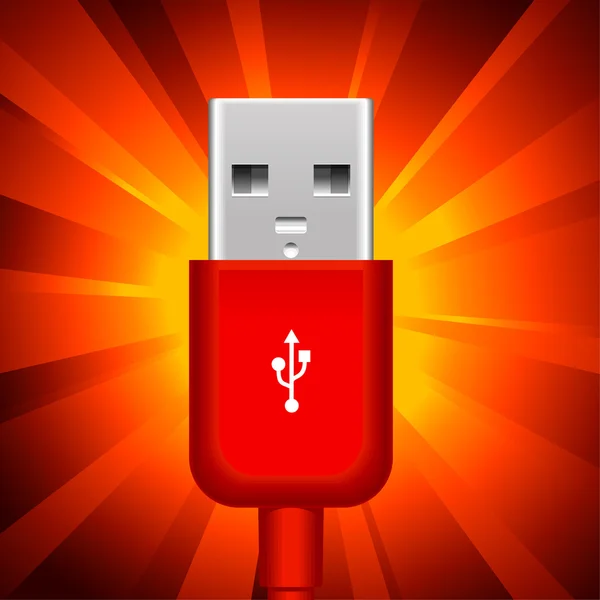 stock vector Usb plug