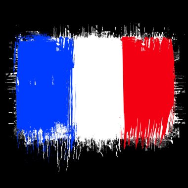 Flag of france clipart