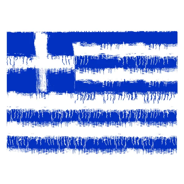 Drapeau de Grèce — Image vectorielle