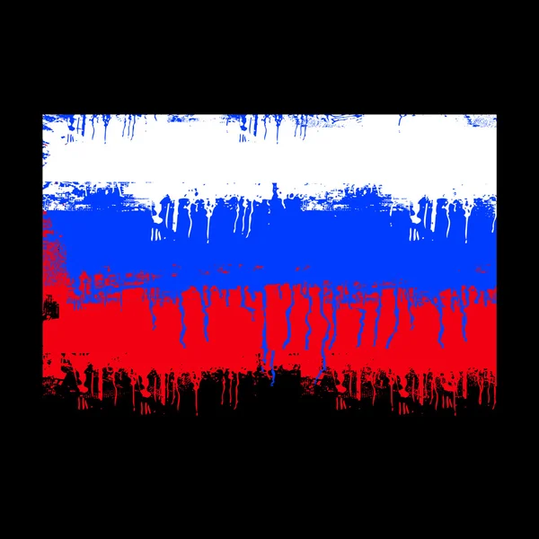 Flag Rusland – Stock-vektor