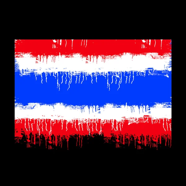 stock vector Flag of thailand