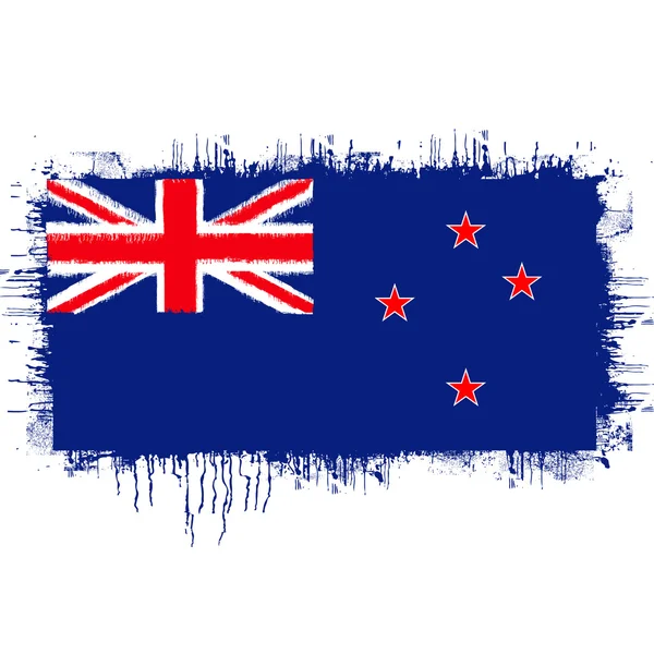 Bandeira da Nova Zelândia — Vetor de Stock