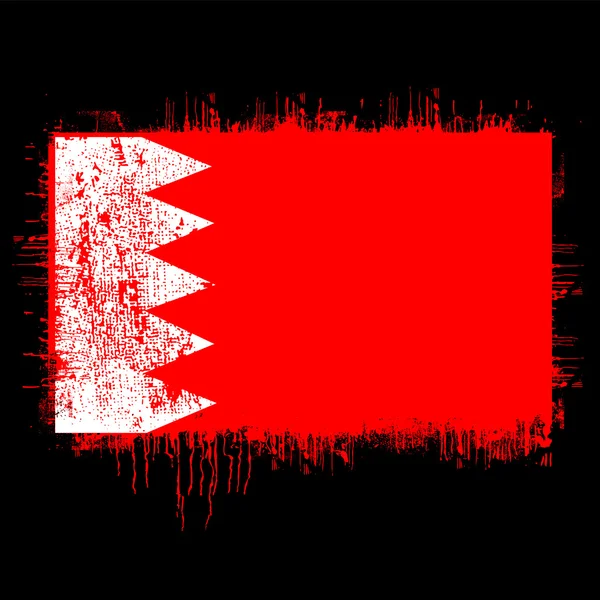 Bahrein zászlaja — Stock Vector