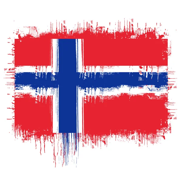 Drapeau de Norvège — Image vectorielle