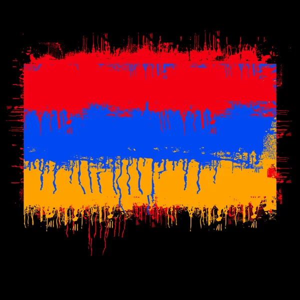 Bandeira da Arménia — Vetor de Stock