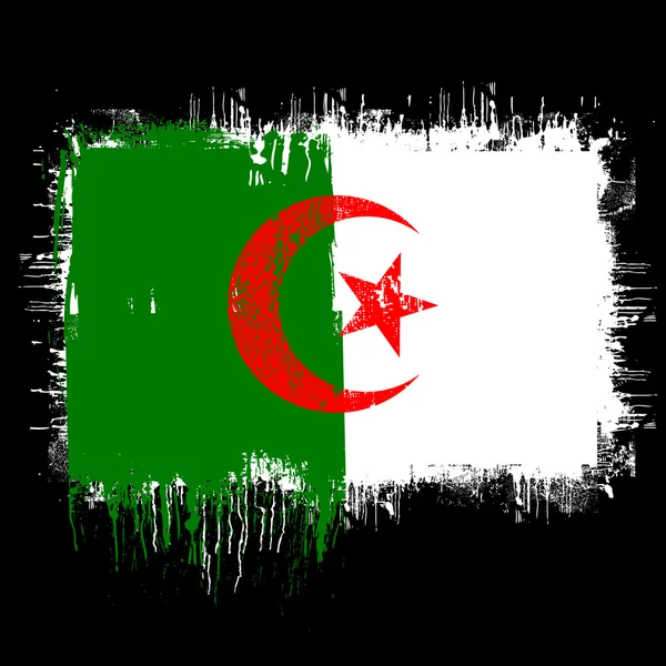 Algéria zászlaja — Stock Vector
