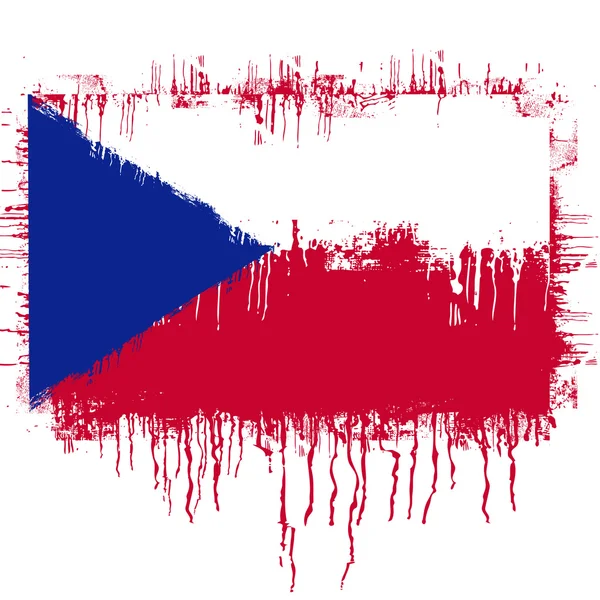 Flag of Czech republic — Stock Vector