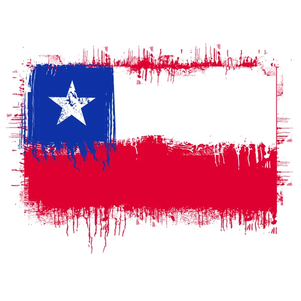 Flag of chile — Stock Vector