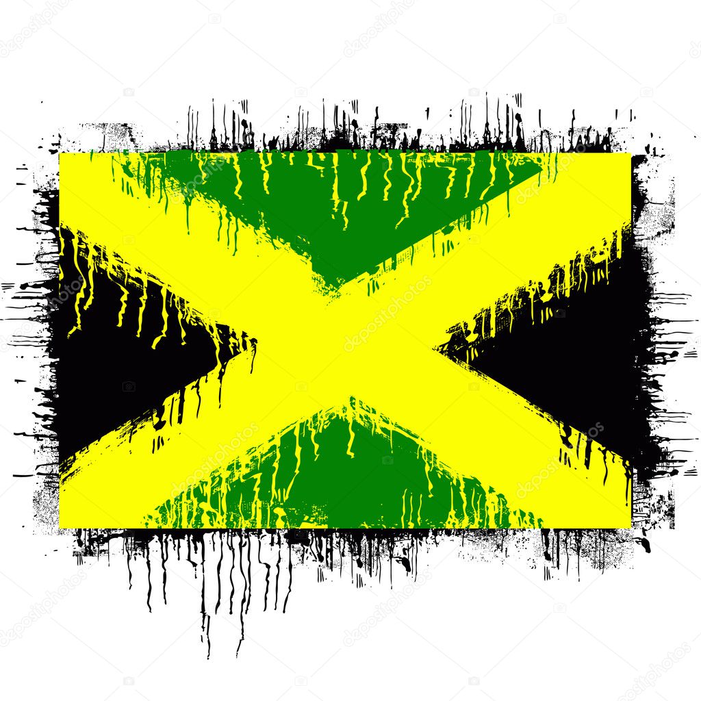 Flag of jamaica Stock Vector by ©alekup 5994867