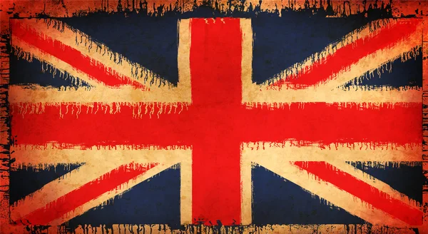 Vlag onder Britse vlag — Stockfoto