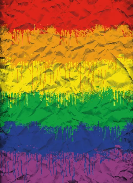 Gay flag — Stock Photo, Image