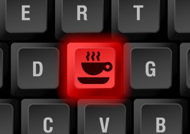 Keyboard button clipart