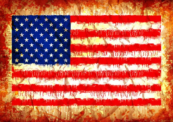 Bandeira dos estados unidos da américa — Fotografia de Stock