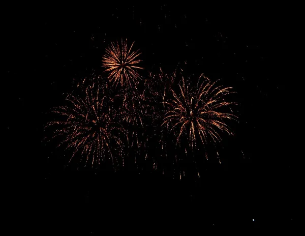 Szilveszteri tűzijáték - 3 Stock Kép