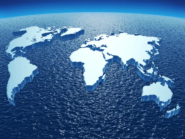 Kontinenter på jorden — Stockfoto