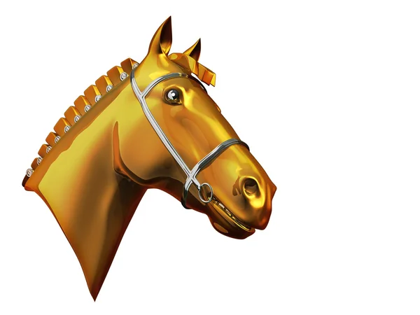 Koń od złota — Zdjęcie stockowe