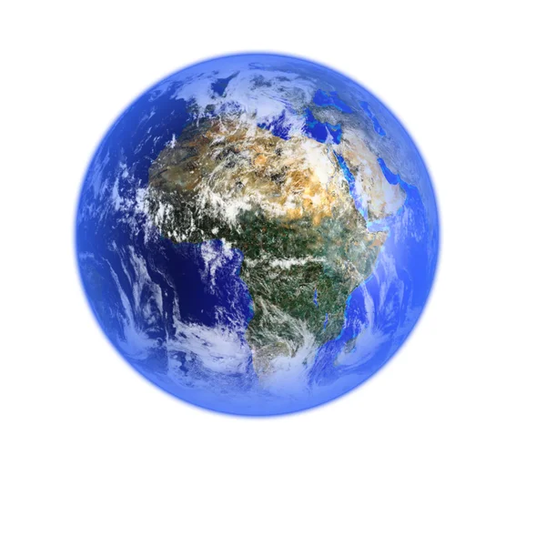 Planet Erde isoliert — Stockfoto