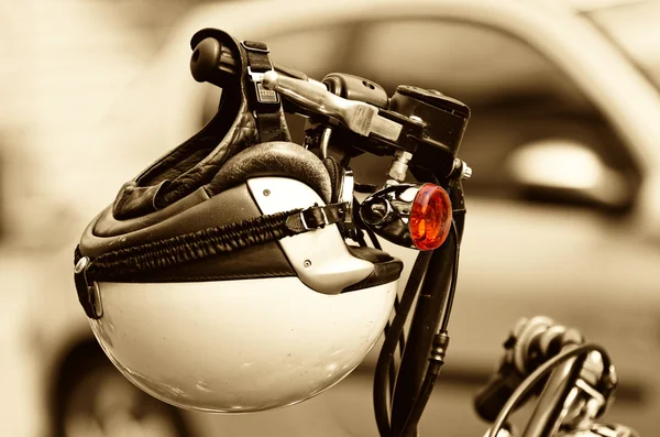 Casco moto — Foto de Stock