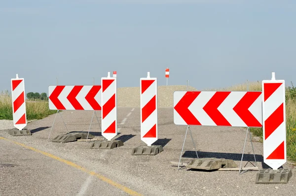 Closed road — Stock Photo, Image