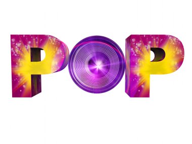 Pop music clipart