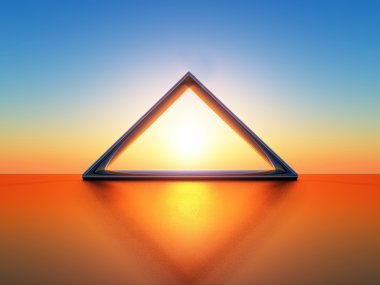 Solar triangle clipart