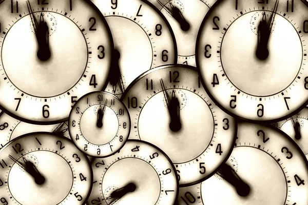 Ora e orologio — Foto Stock