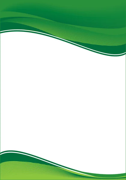 Stock vector Green blank