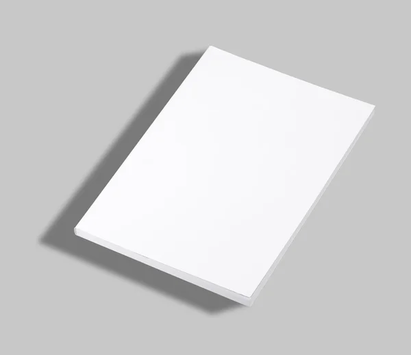 Blank paperback book cover w clipping path — Stock Photo, Image