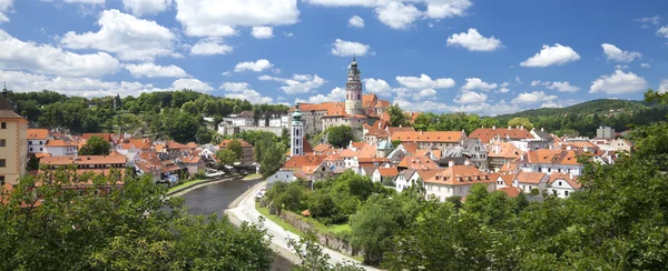 Cesky Krumlov panorama — Fotografie, imagine de stoc