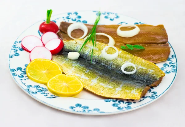 Mellanmål från salt fisk — Stockfoto