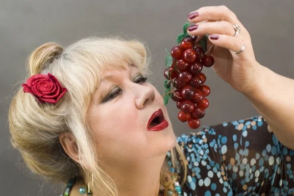 stock image Portrait of a beautiful middle-aged women