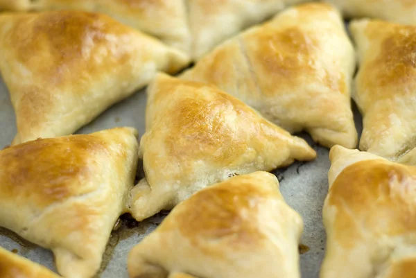 Midle Asian pies with meat, samsa. — Stock Photo, Image